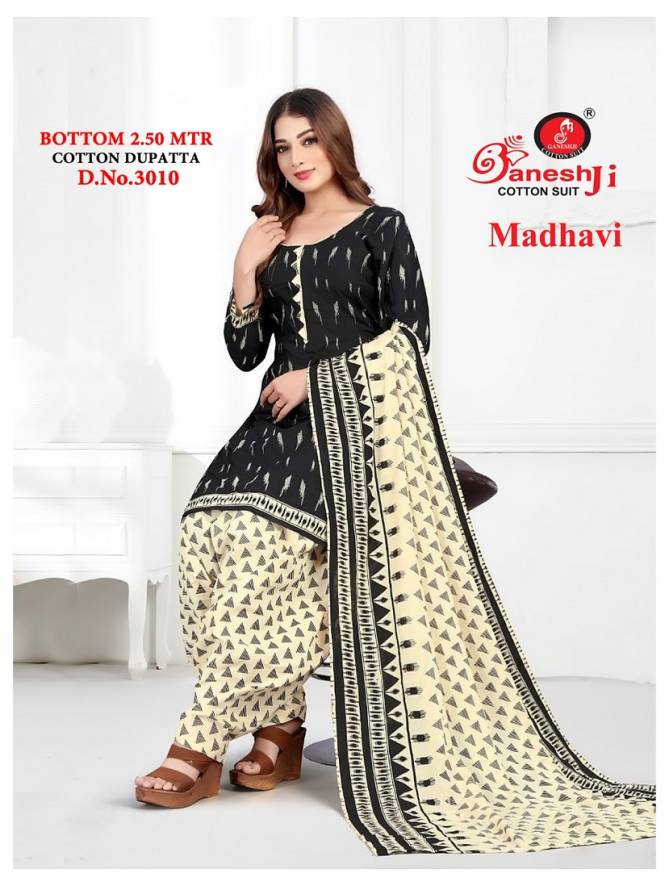 Ganeshji Madhavi 3 Cotton Printed Daily Wear Ready Made Dress Collection